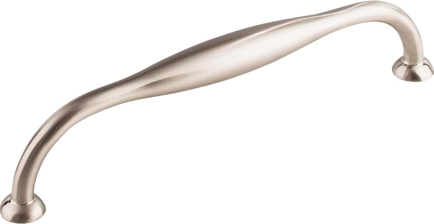 Top Knobs Chareau Shrewsbury 6 5/16" Center Bar Pull Finish: Brushed Satin Nickel - KI Home