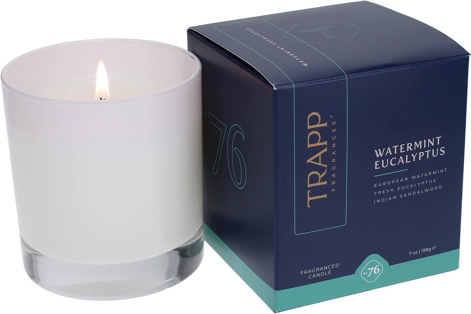 Trapp - No. 76 Watermint Eucalyptus - 7 oz. Signature Candle - KI Home