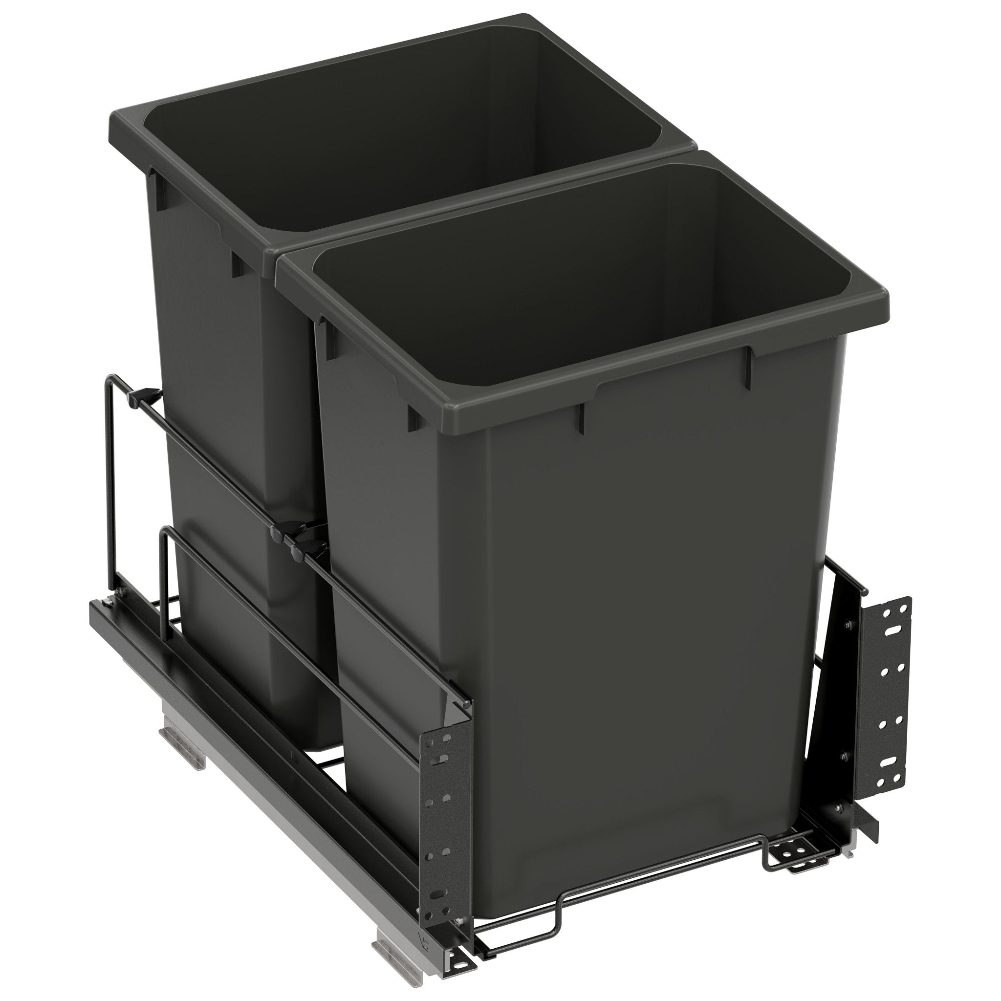 Vauth - Sagel Envi BMT Double 35 or 50 Quart Bottom Mount Soft - Close Waste Container System - KI Home