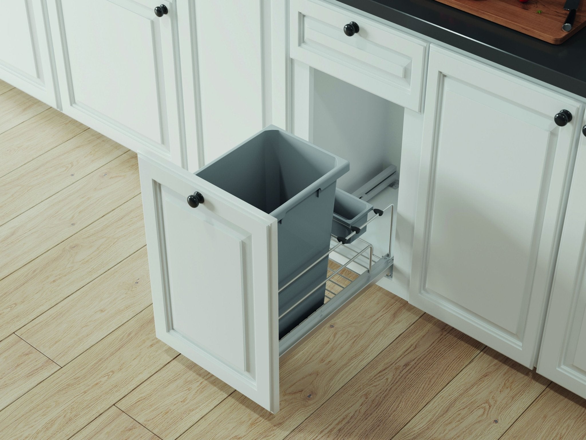 Vauth - Sagel Envi BMT Single 35 or 50 Quart Bottom Mount Soft - Close Waste Container System - KI Home