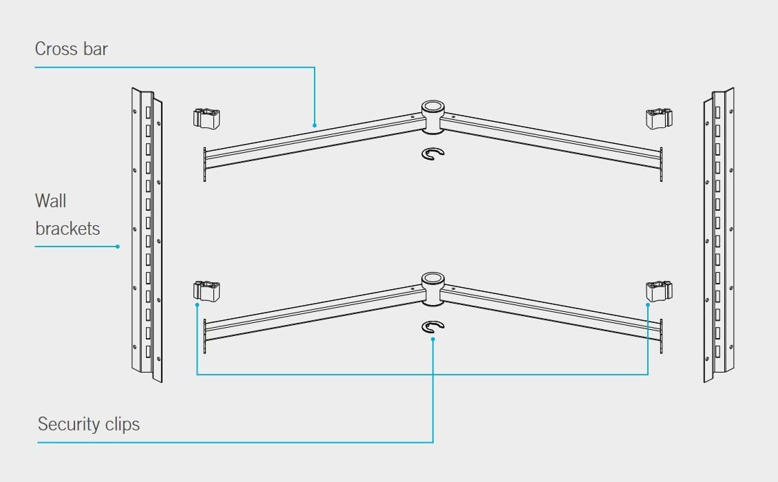 Vauth - Sagel VS COR® Wheel Pro Planero Fullround 2 - Shelf Independently Rotating Lazy Susan - KI Home