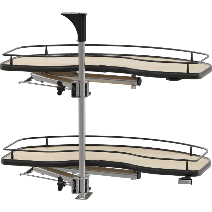 Vauth - Sagel VS CORNERSTONE® Swing Scalea Independant movement 2 - Shelf Lazy Susan for Blind Corner Cabinets - KI Home