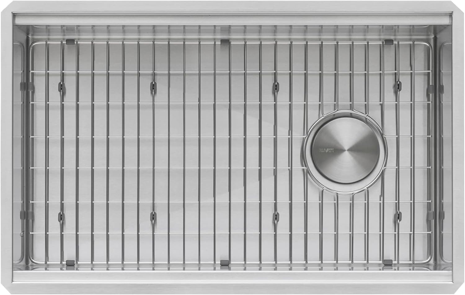 Veniso Nova Ruvati 33 - inch Workstation Slope Bottom Offset Drain Undermount 16 Gauge Kitchen Sink with Black Composite Cutting Board – RVH8597 - KI Home