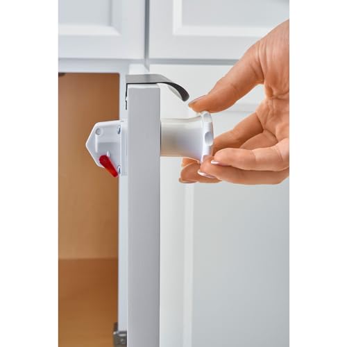 Rev-A-Shelf Rev-A-Lock Magnetic Child-Safe Cabinet Security System Set to Baby Proof Cabinet Drawers and Doors, 5 Locks and 2 Keys, RAL-101-1
