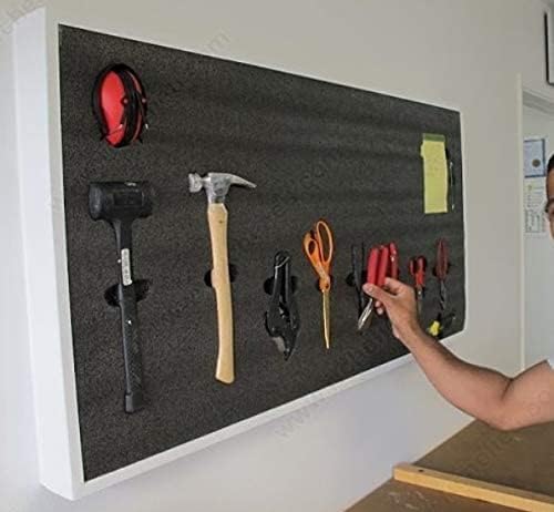 2-Pack Premium Kaizen Shaping Foam 2' x 4' Thick Sheets Workshop Tool Box Organizer Black