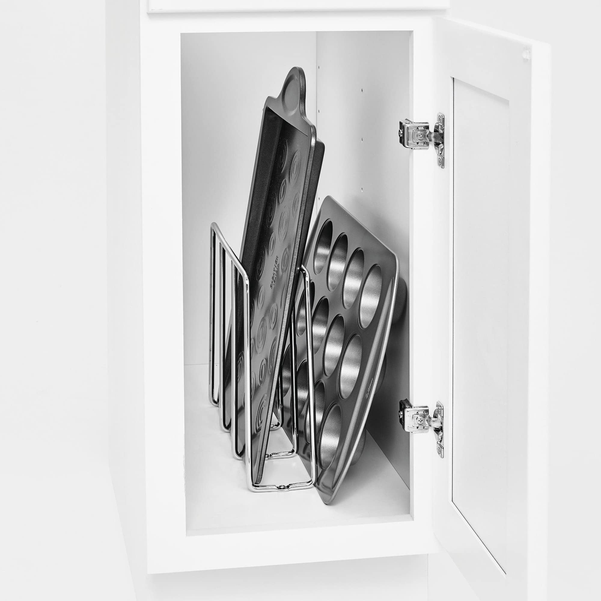 Rev-A-Shelf U-Shaped Wire Tray Divider Bakeware Cookie Sheet Organizer