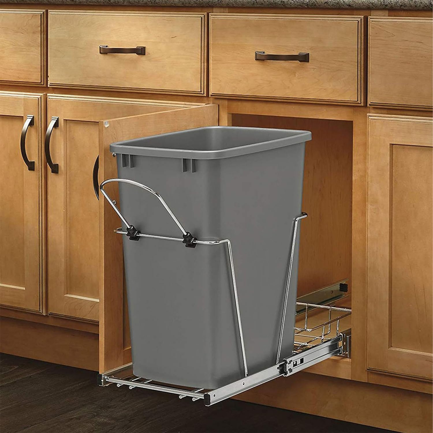 Rev-A-Shelf Polymer Replacement 35qt Waste Trash Container