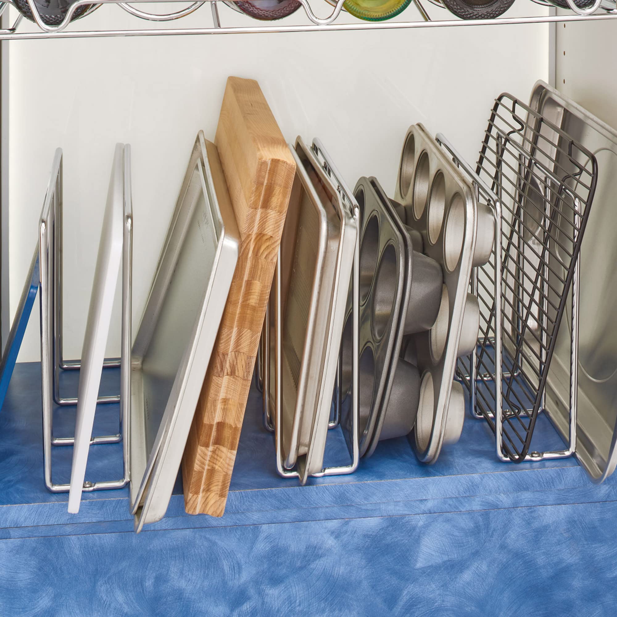 Rev-A-Shelf U-Shaped Wire Tray Divider Bakeware Cookie Sheet Organizer
