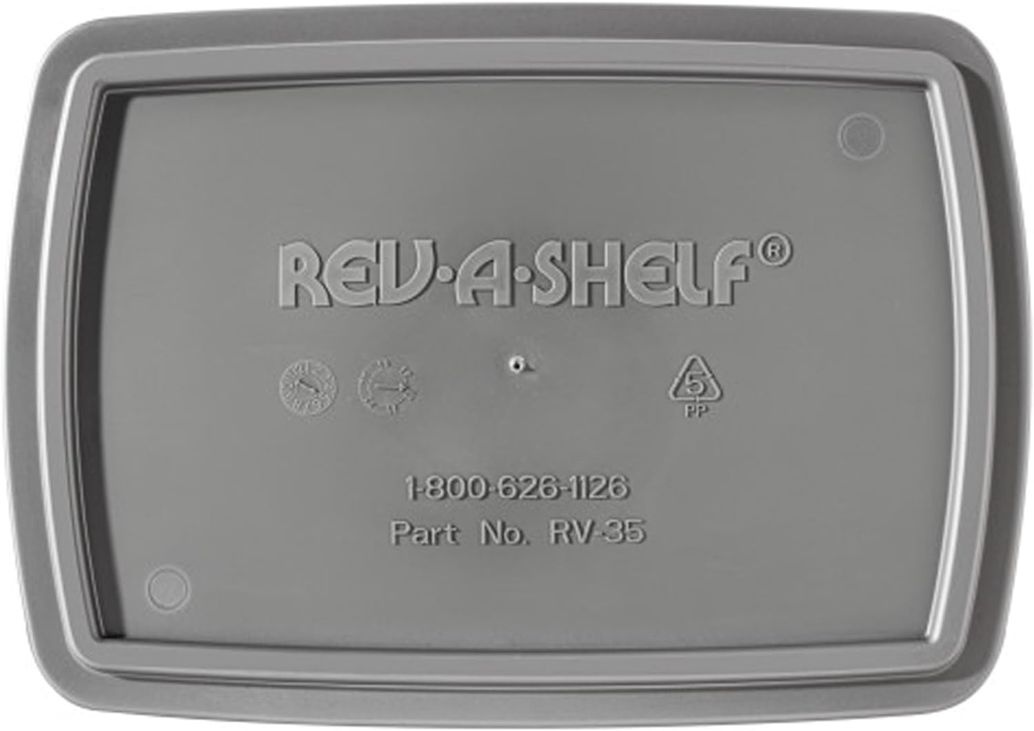 Rev - A - Shelf Polymer Replacement 35qt Waste Trash Container - KI Home