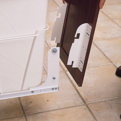 Rev - A - Shelf Rsrv.Dm.Kit.100 Door Mount Kit for Rv Series Pull - Out Waste Bins - White - KI Home