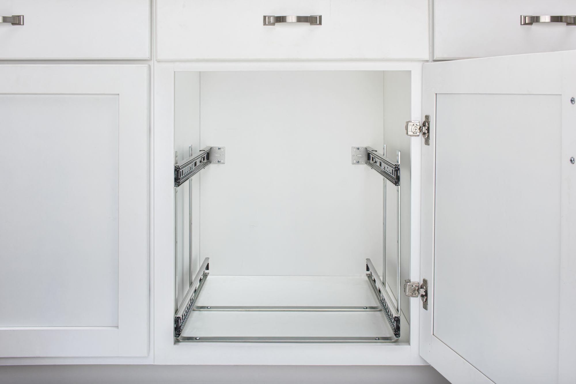 Rev - A - Shelf Two - Tier Steel Wire Pullout Cookware Cabinet Organizer w/Soft - Close - KI Home