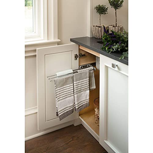 Rev - A - Shelf Under Sink Three - Prong Hand Towel Bar Pullout - KI Home