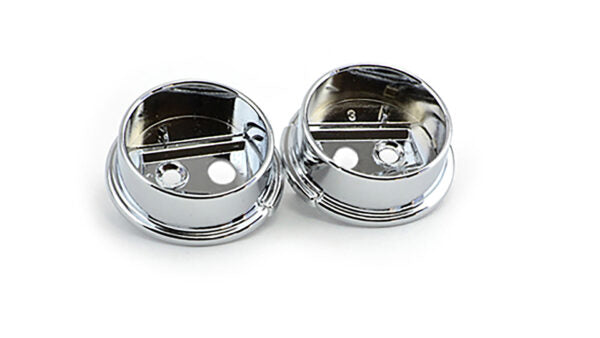 TAG Hardware 1 Pair Premium Round Wardrobe Closet Rod End Caps for 1-5/16" Diameter Hanging Rods