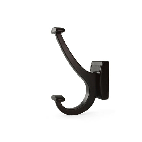 TAG Hardware Elite Compact Coat Hook: 4 1/2 Inch High x 2 3/4 Inch Deep, Sleek, Space-Saving Single Hook Design, Ideal for Small Spaces and Tight Corners