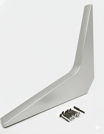 1 Pair BuiltTough Universal Heavy - Duty Reversible Brackets | 1/8" Solid Steel | 1520 - 2900 lbs Capacity - KI Home