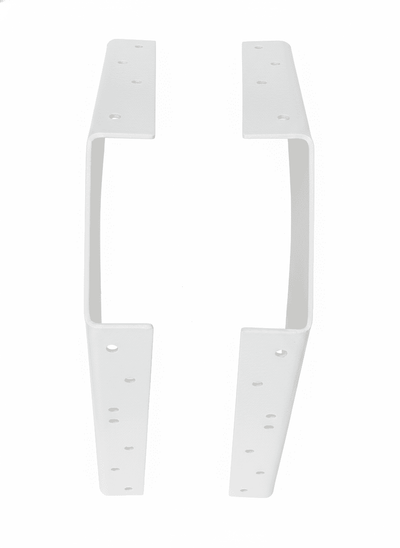 1 Pair BuiltTough Universal Heavy - Duty Reversible Brackets | 1/8" Solid Steel | 1520 - 2900 lbs Capacity - KI Home