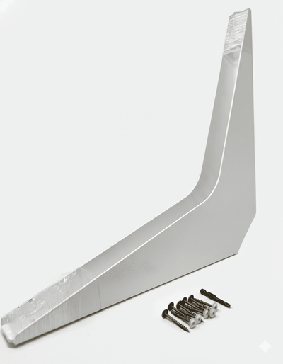 1 Pair BuiltTough Universal Heavy - Duty Reversible Brackets | 1/8" Solid Steel | 1520 - 2900 lbs Capacity - KI Home