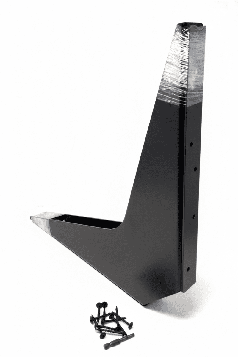 1 Pair BuiltTough Universal Heavy - Duty Reversible Brackets | 1/8" Solid Steel | 1520 - 2900 lbs Capacity - KI Home