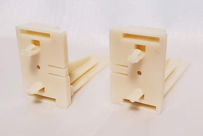 1 Pair Rear Track Sockets Mounting Back Brackets for Drawer Slides - KI Home