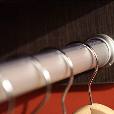 1 Pair TAG Hardware All - Metal Closet Rod Supports with Two Pins for 5 mm Holes - KI Home