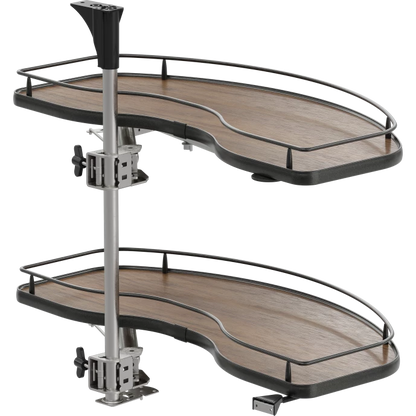 Vauth-Sagel VS CORNERSTONE® Swing Scalea Independant movement 2-Shelf Lazy Susan for Blind Corner Cabinets