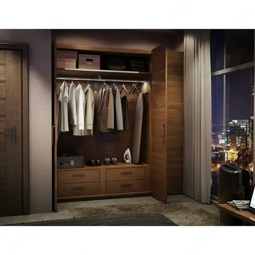 Richelieu 8 feet long Lighted Aluminum 1-5/16" Round Closet Rod with LED – Complete Kit