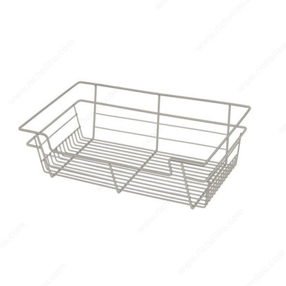 Richelieu Designer Closet Laundry Full Extension Pull-Out Steel Wire Basket