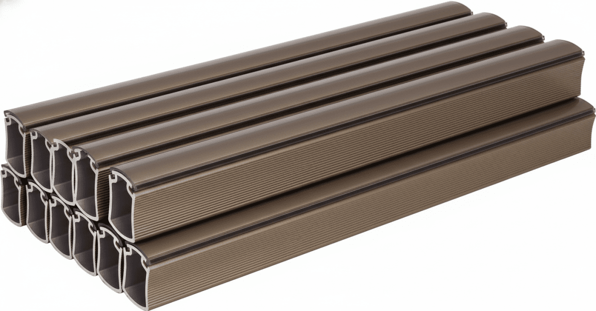 18 - Case ProPack (92" Long) TAG Hardware Premium Concave Wardrobe Closet Rods - Aluminum Hanging Rails - KI Home