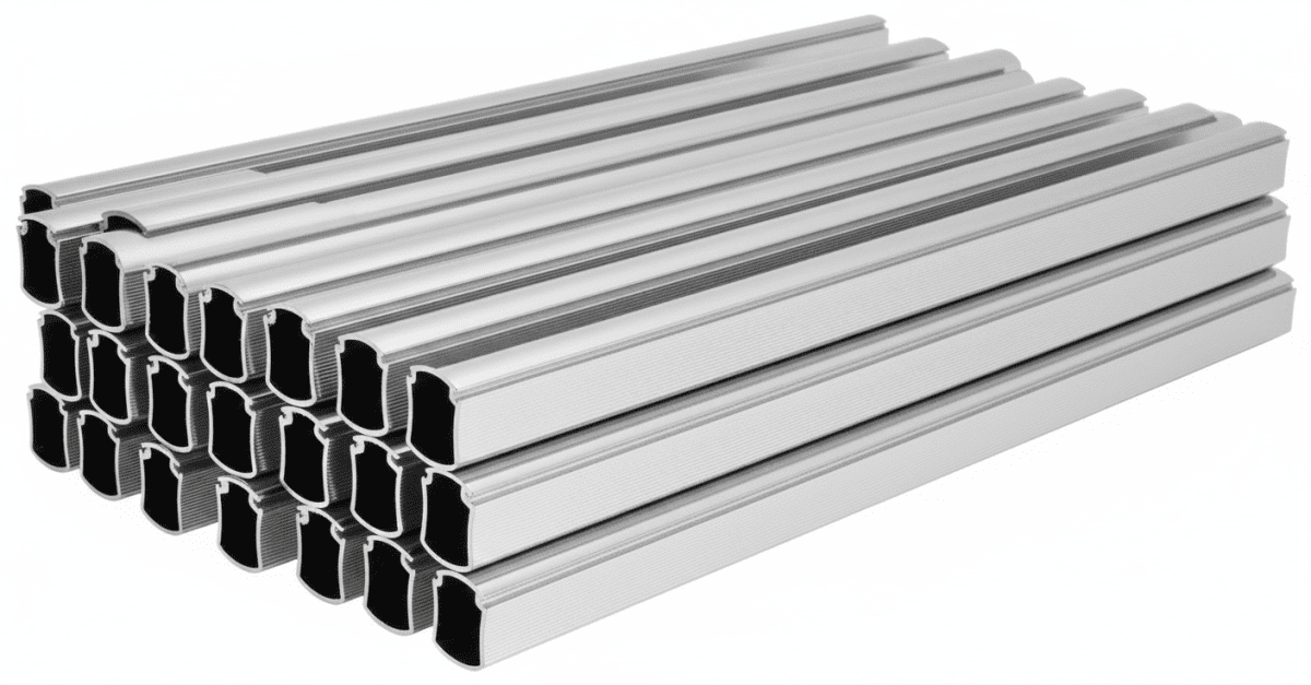 18 - Case ProPack (92" Long) TAG Hardware Premium Concave Wardrobe Closet Rods - Aluminum Hanging Rails - KI Home