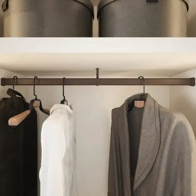 2 - Case Pack 8ft (96") Premium Hourglass Closet Wardrobe Hanging Rods with 4 End and 2 Center Supports - KI Home