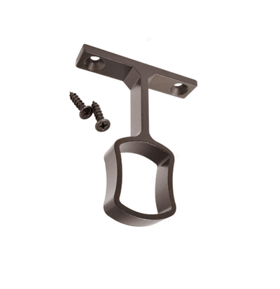 2 - Pack Premium Hourglass Concave Wardrobe Metal End Supports with Installation screws - KI Home