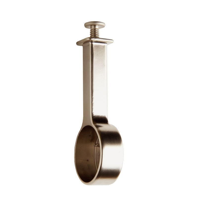 2 - Pack TAG Hardware Elite Suspended 1 - 5/16" Round Wardrobe Rod End Cap Brackets - KI Home