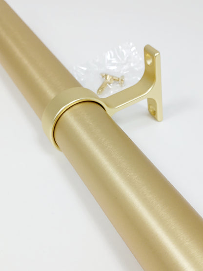 1-5/16" Round Closet Rod Center Support for Wardrobes | Multiple Finishes
