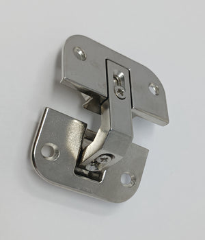 Heavy-Duty Full Inset Adjustable Concealed Pie-Cut Corner Cabinet Door Hinge – 78° Opening