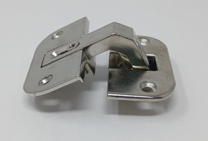 Heavy Duty Full Inset Adjustable Concealed Pie-Cut Corner Cabinet Door Hinge with 78 Degree Opening Angle