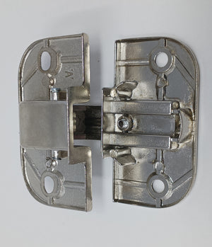 Heavy Duty Full Inset Adjustable Concealed Pie-Cut Corner Cabinet Door Hinge with 78 Degree Opening Angle