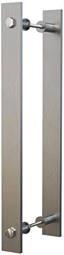 Richelieu Hardware Stylish Rustic Style Barn Door Double Handle 11-13/16 Inch Center to Center Passage Sliding Door Pull