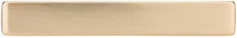 Richelieu Hardware 1-1/4 in (32 mm) Center-to-Center Contemporary Cabinet Drawer Pull Champagne Bronze