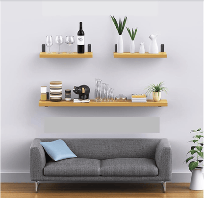 2x8" Heavy - Duty Hidden Floating Steel Shelf Bracket (US - Made) - KI Home