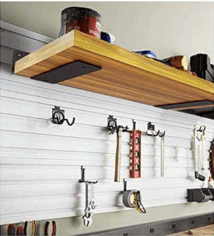 2x8" Heavy - Duty Hidden Floating Steel Shelf Bracket (US - Made) - KI Home