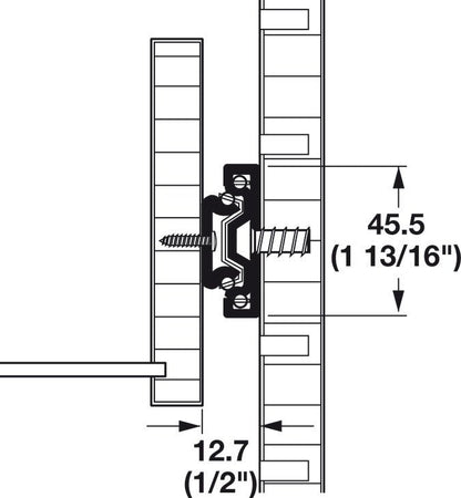 3 Pairs ProPack Accuride 3832 Full Extension 100 - lb Ball Bearing Drawer Slides (6" - 28" Lengths) - KI Home