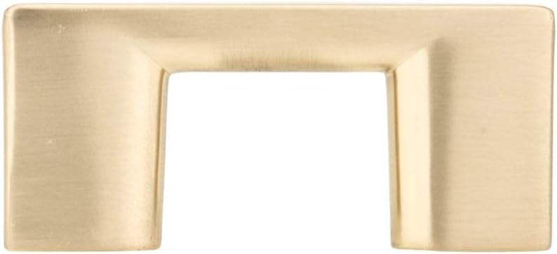 Richelieu Hardware 1-1/4 in (32 mm) Center-to-Center Contemporary Cabinet Drawer Pull Champagne Bronze