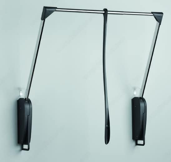Servetto ClosetPro Central Wall-Mounted Wardrobe Lift Expanding 24 1/2" - 33 1/2" Steel Tubing 22 lb Weight capacity