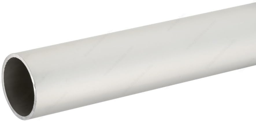 6-Case Pack 8 Feet Long Round Wardrobe Closet Rods - 96 Inch Length