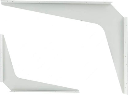 Kolossus One Pair Workstation Heavy-Duty Steel Construction Reversible Brackets (Left and Right) with 45 Degree Notch