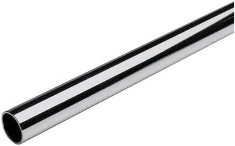 8 Feet Long Steel 1 inch or 1.25 inches Round Wardrobe Closet Tubing Rod - 96 Inch Length