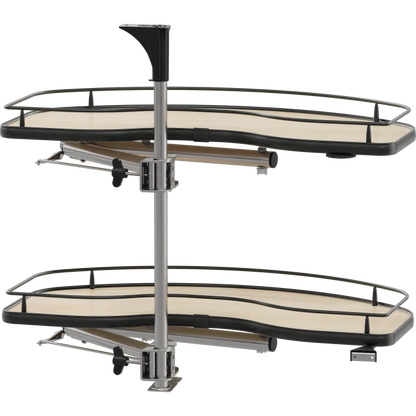 Vauth-Sagel VS CORNERSTONE® Swing Scalea Independant movement 2-Shelf Lazy Susan for Blind Corner Cabinets