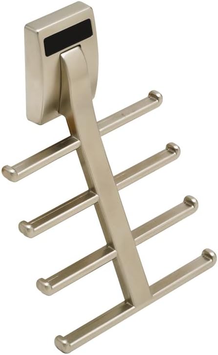 TAG Hardware Premium Space Saving 8-Tie Hook Rack Cleat Mount Organizer