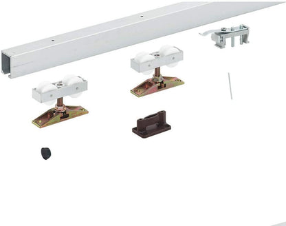 HAWA Junior 80/Z Single 176 Lb. Sliding Door Hardware Fitting Set Top Hung System with Upper Track 4’ 7 1/8" Up To 8’ 2 7/16" Length
