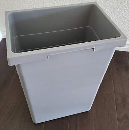 Hailo 38 liters Large Replacement Waste Bin Euro Cargo Trash for Commercial and Residential use 40.15 Quart Capacity
